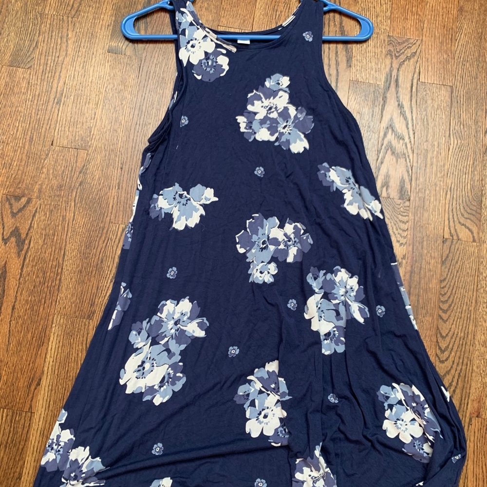 Swing Dress Old Navy Size Small Navy Blue